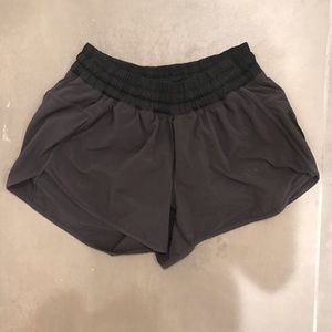 Black Lululemon Tracker Short